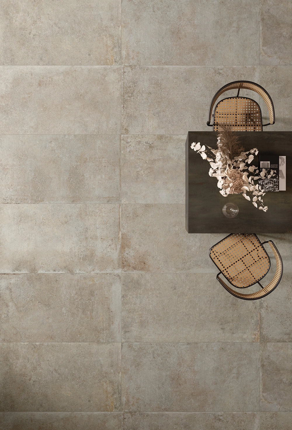 Natuursteenlook - Vloertegel - Greige - 60x120cm - Mat - F25RERO