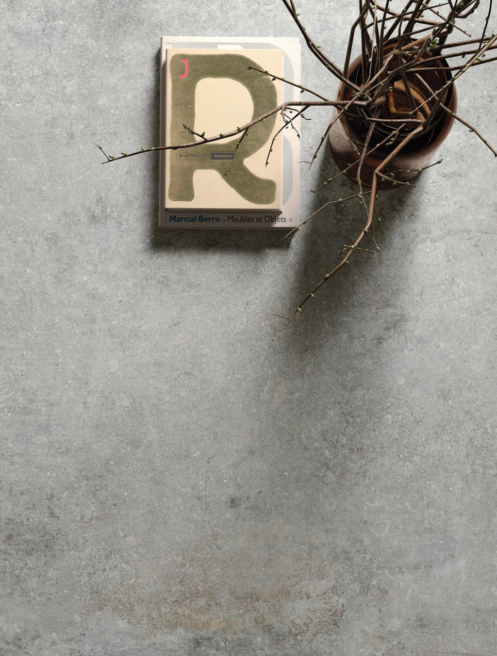 Natuursteenlook - Vloertegel - Grijs - 120x280cm - Mat - F25REFO