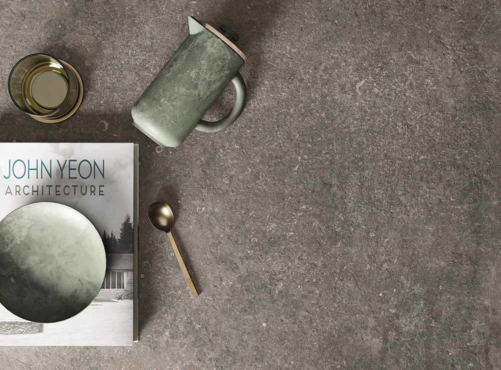 Natuursteenlook - Plinttegel - Taupe - 5,5x90cm - Mat - F25REMU