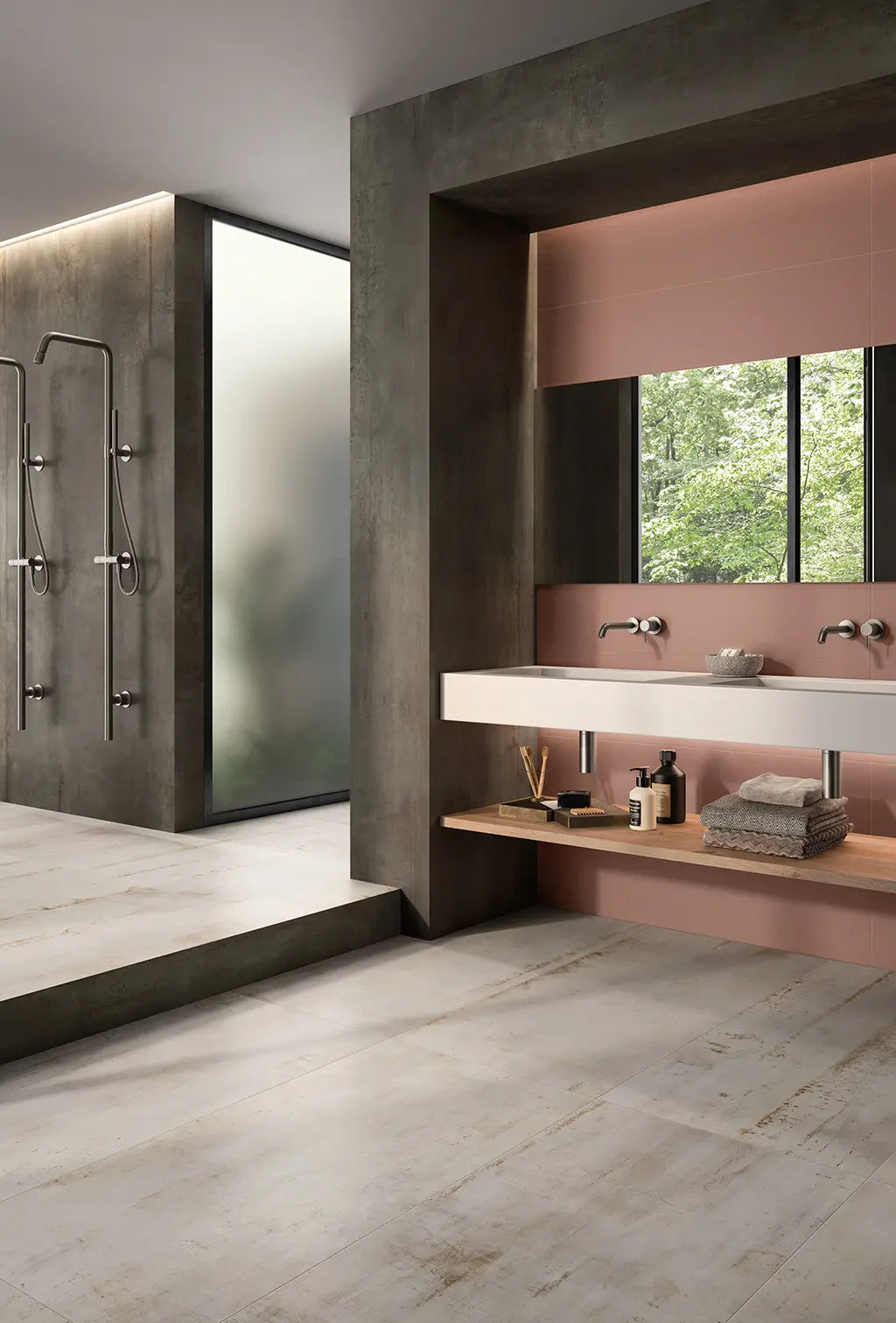 Roestlook - Vloertegel - Taupe - 120x280cm - Mat - F25RELE