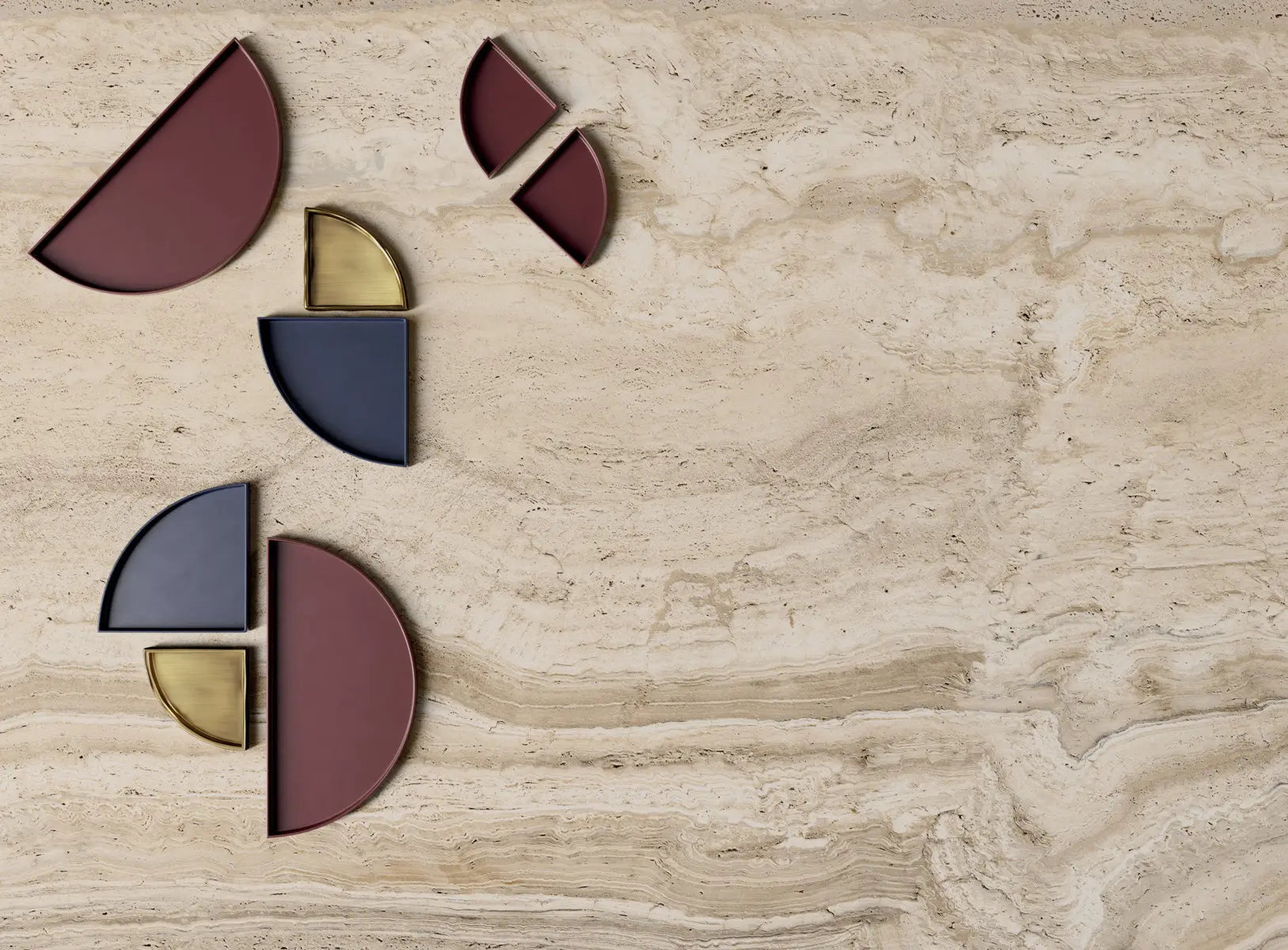 Natuursteenlook - Vloertegel - Beige - 120x280cm - Mat - F25NAVH