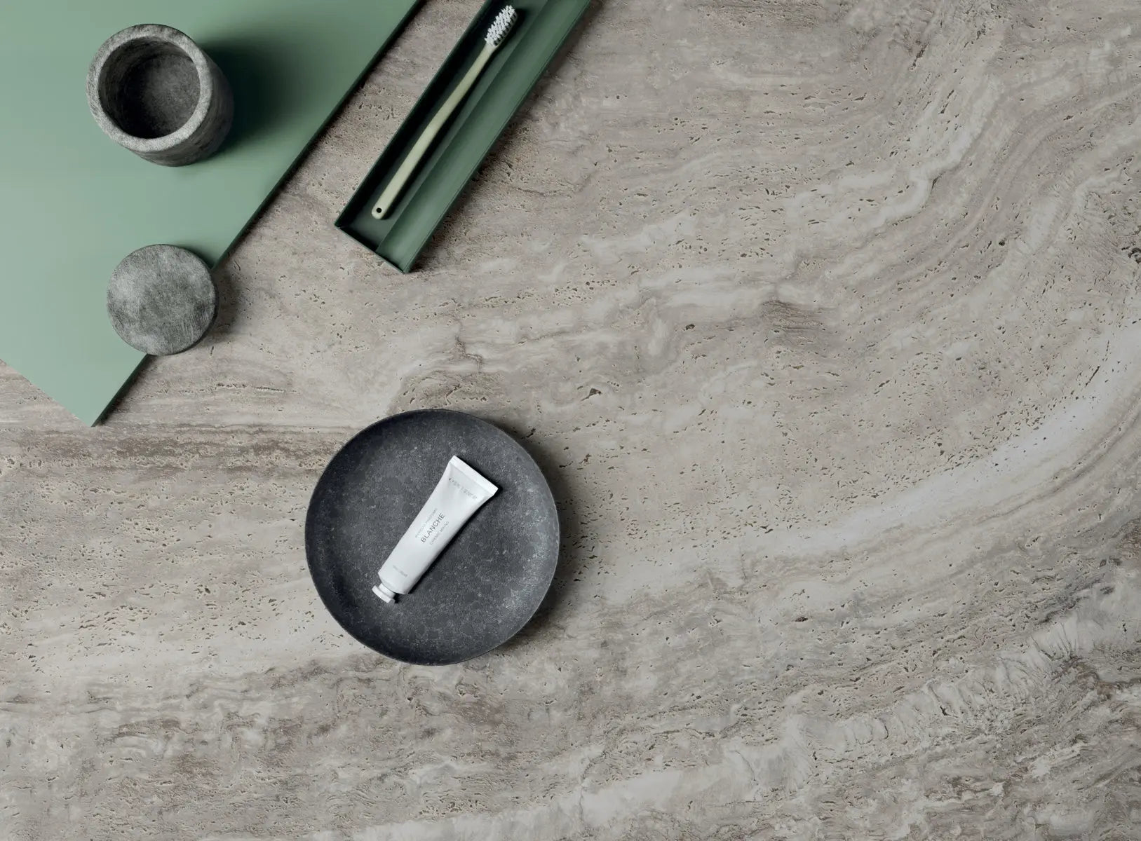 Natuursteenlook - Vloertegel - Grijs - 120x280cm - Mat - F25NAVG