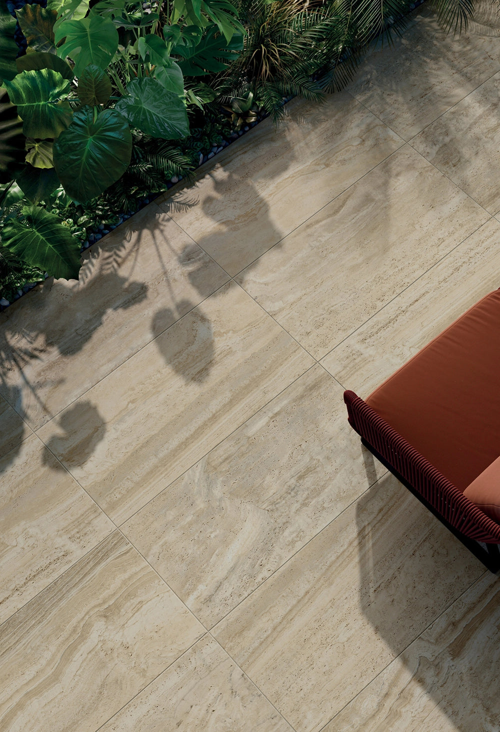 Natuursteenlook - Plinttegel - Beige - 5,5x80cm - Mat - F25NAVH