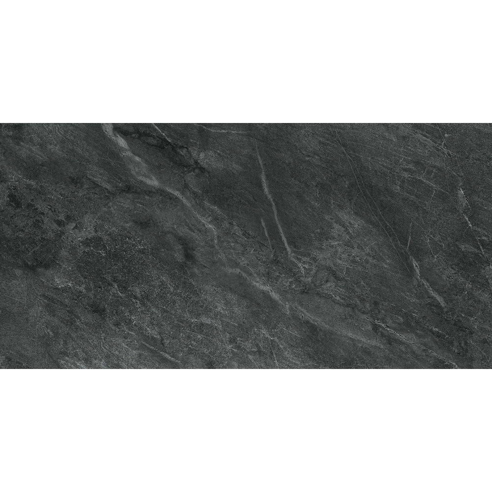 Natuursteenlook - Vloertegel - Grafiet - 60x120cm - Mat - F25BSGR