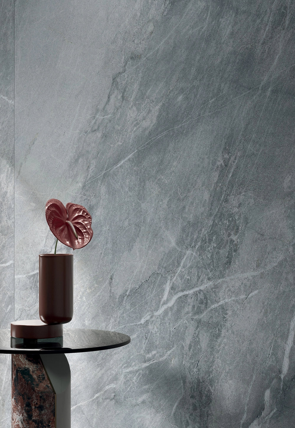 Natuursteenlook - Vloertegel - Grijsblauw - 160x320cm - Mat - F25BSBL