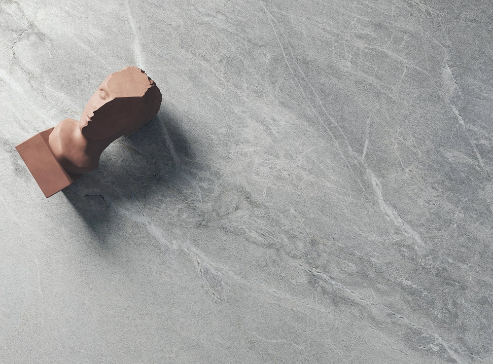 Natuursteenlook - Plinttegel - Grijs - 5,5x60cm - Mat - F25BSGY