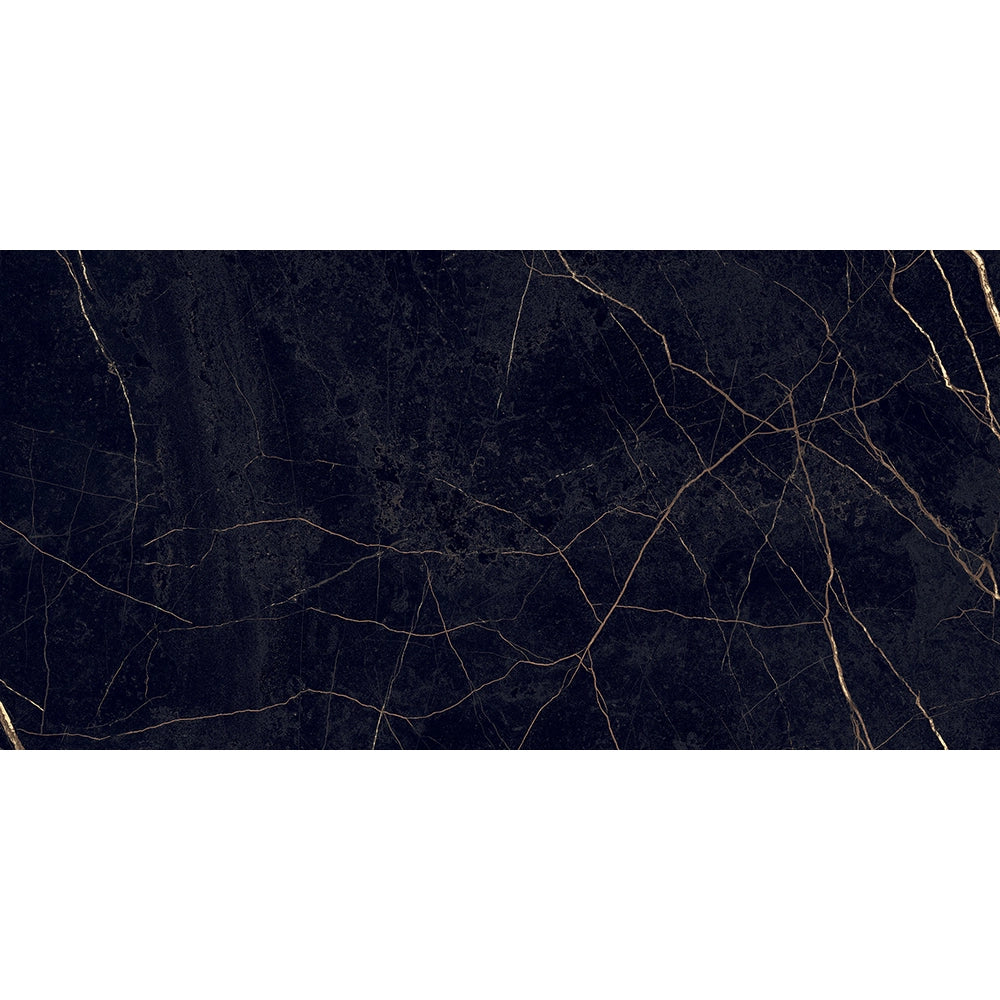 Marmerlook - Vloertegel - Zwartblauw - 60x120cm - Mat - F25SENL