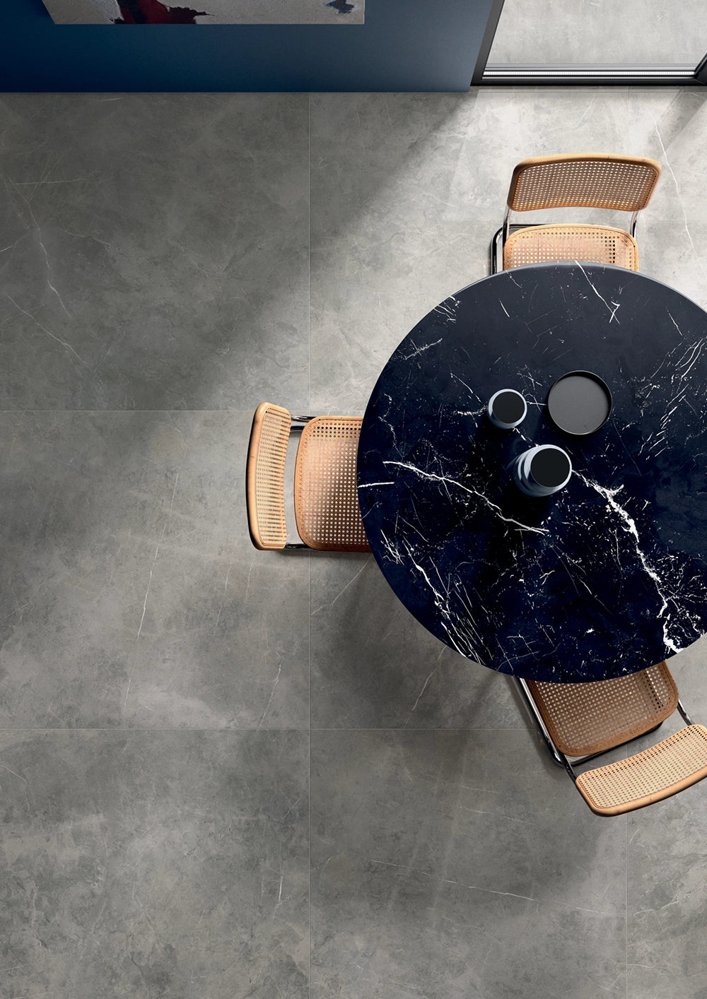 Marmerlook - Vloertegel - Grijs - 120x120cm - Mat - F25SEGA