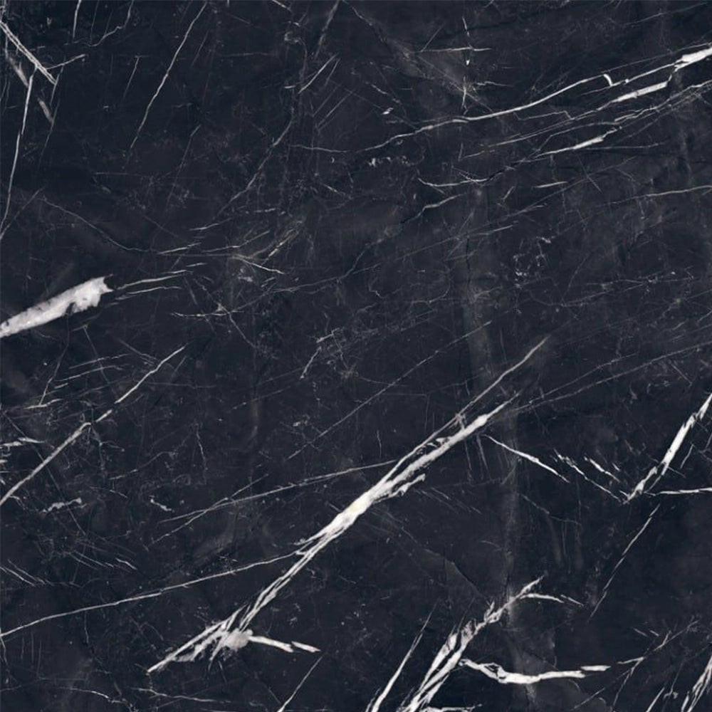 Marmerlook - Vloertegel - Zwart - 120x120cm - Gepolijst - F25SECM