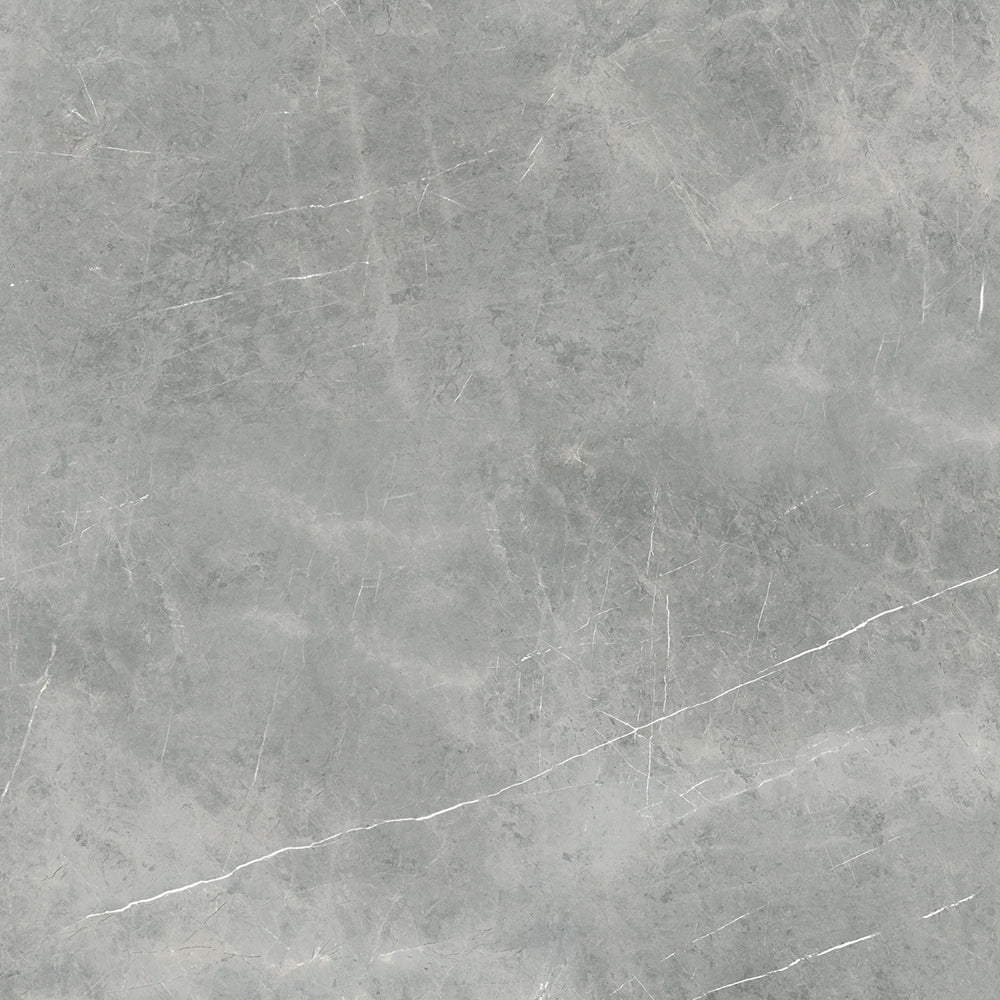 Marmerlook - Vloertegel - Grijs - 120x120cm - Gepolijst - F25SEGA