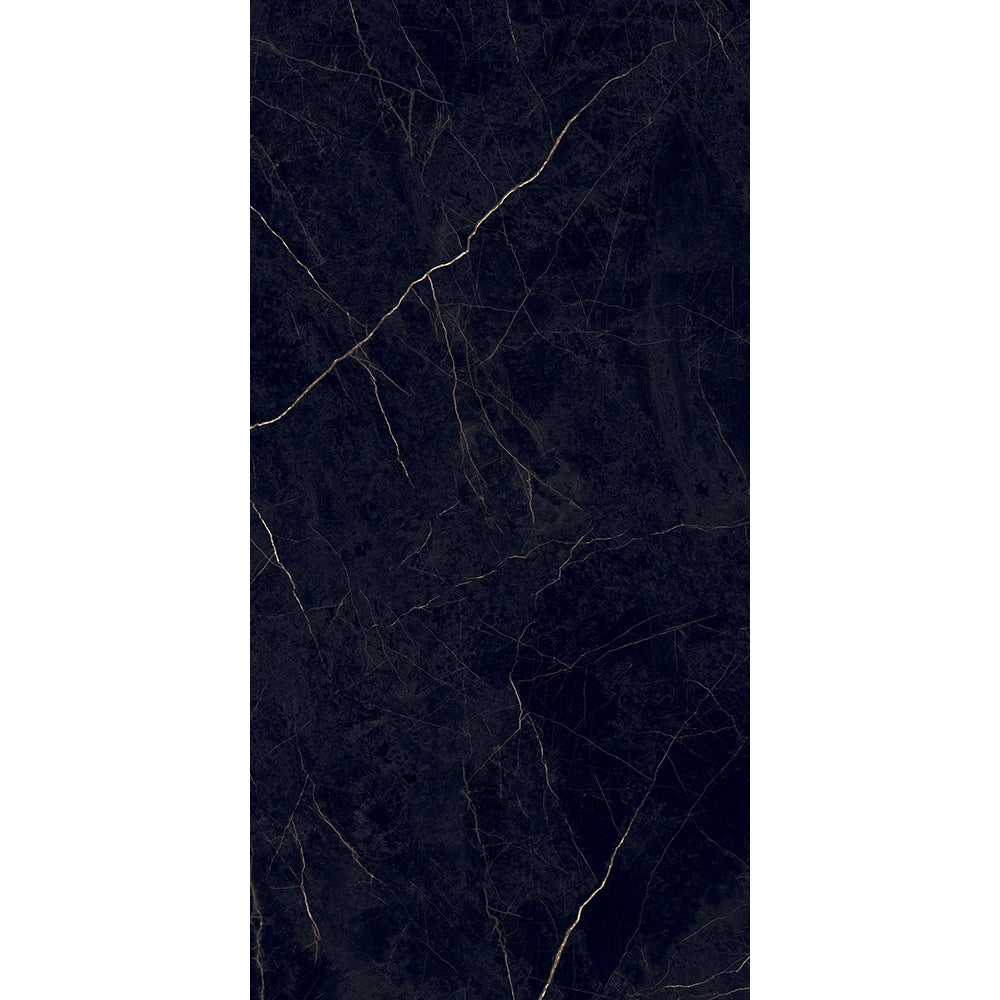 Marmerlook - Vloertegel - Zwartblauw - 160x320cm - Gepolijst - F25SENL