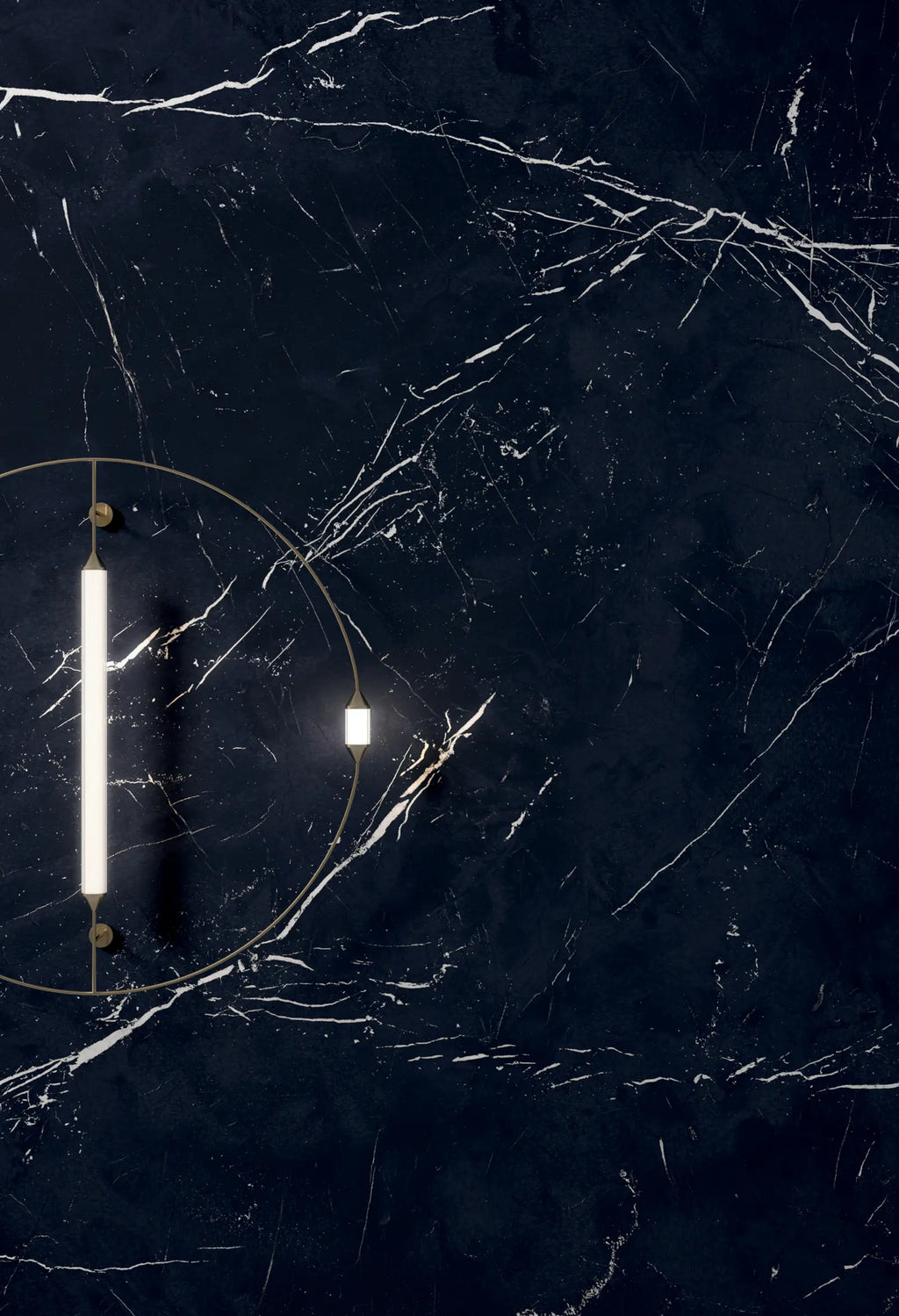 Marmerlook - Vloertegel - Zwart - 120x280cm - Mat - F25SECM