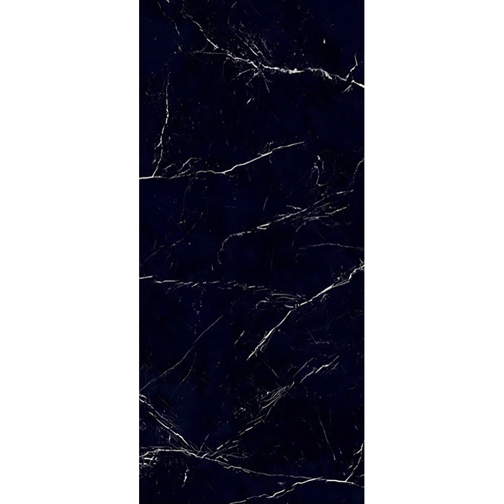 Marmerlook - Vloertegel - Zwart - 120x280cm - Gepolijst - F25SECM