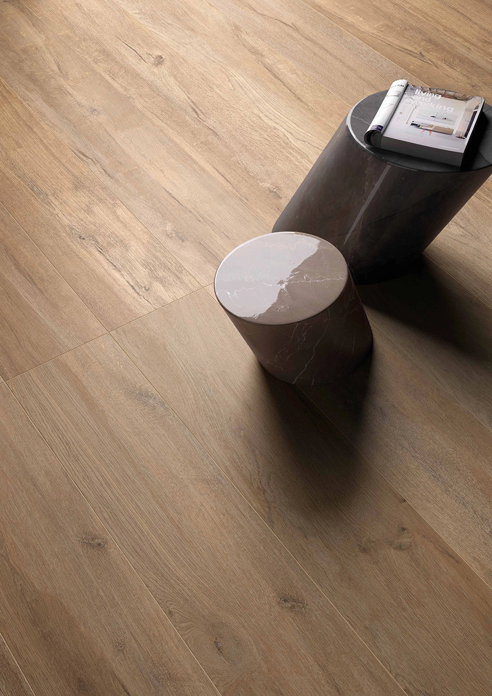 Houtlook - Plinttegel - Bruin - 6,5x120cm - Mat - F25COBR