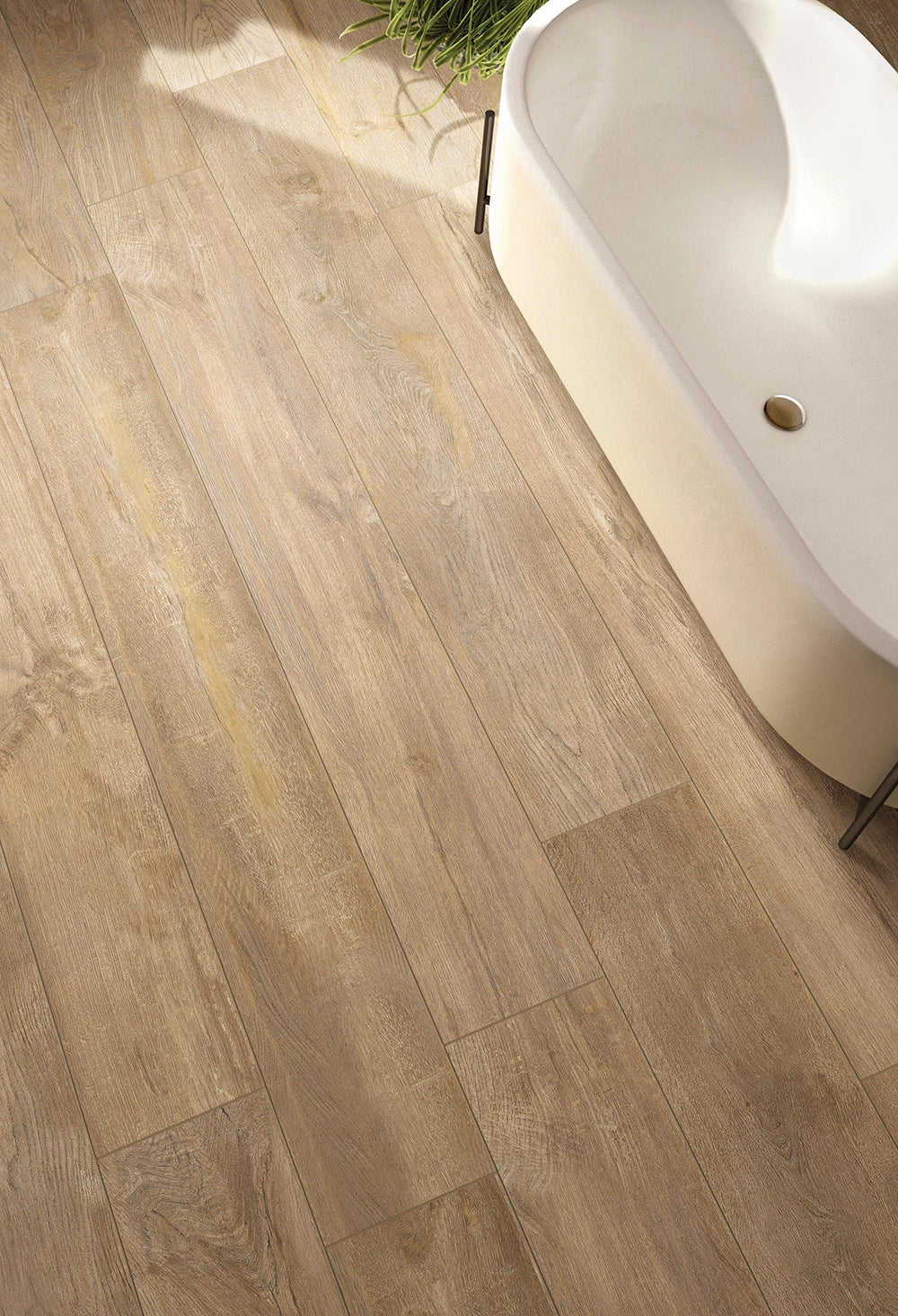 Houtlook - Plinttegel - Bruin - 6,5x120cm - Mat - F25COHA