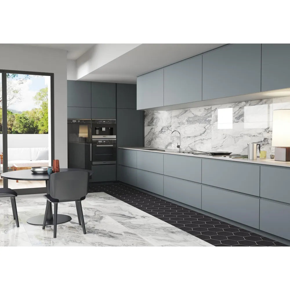 Vloertegel – Zwart – 19,8x22,8cm – Mat – P10MFNE