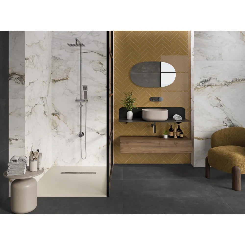 Wandtegel – Geel – 6,5x20cm – Glans – P10MFOC