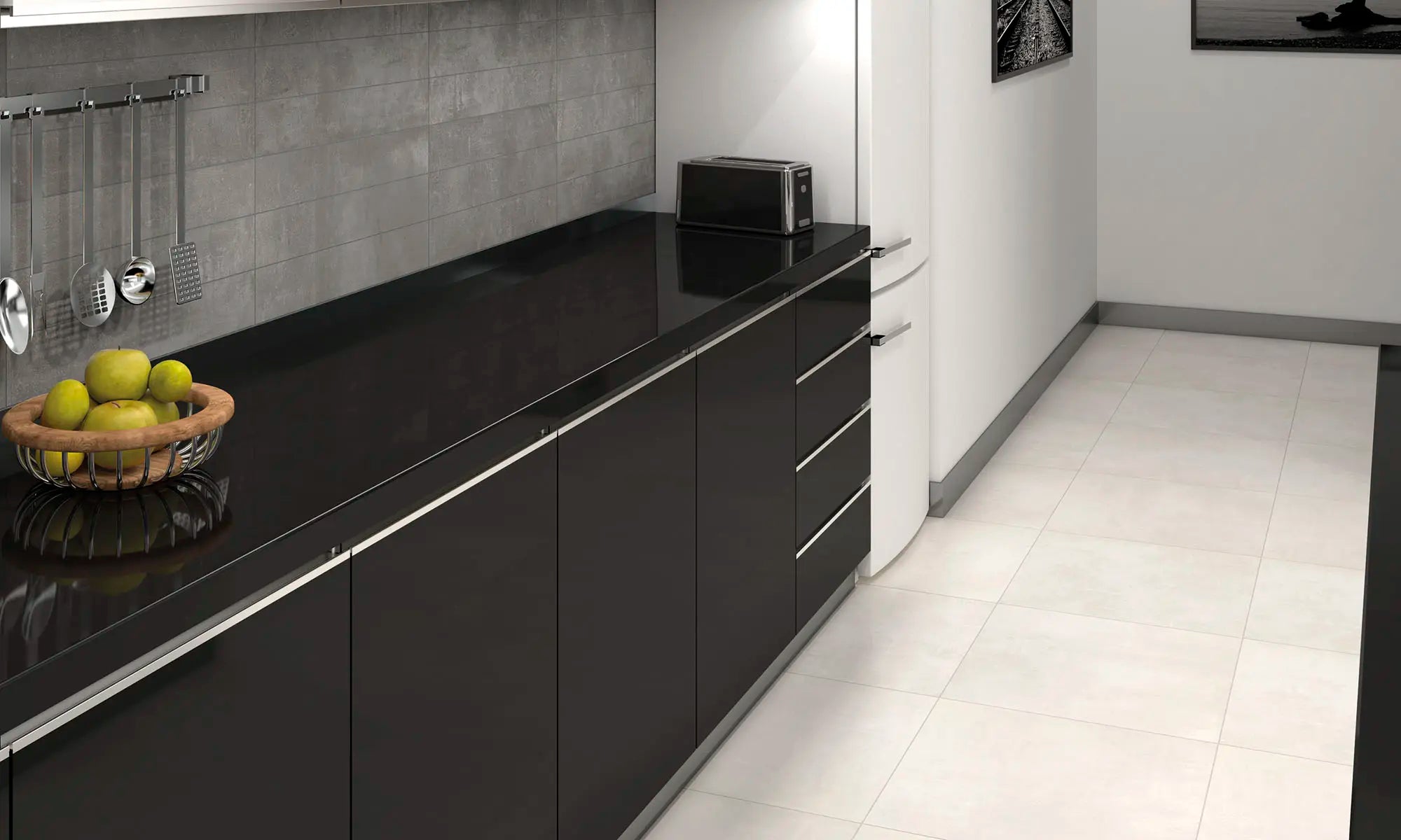 Betonlook - Vloertegel - Wit - 45x45cm - Mat - A00ALWH