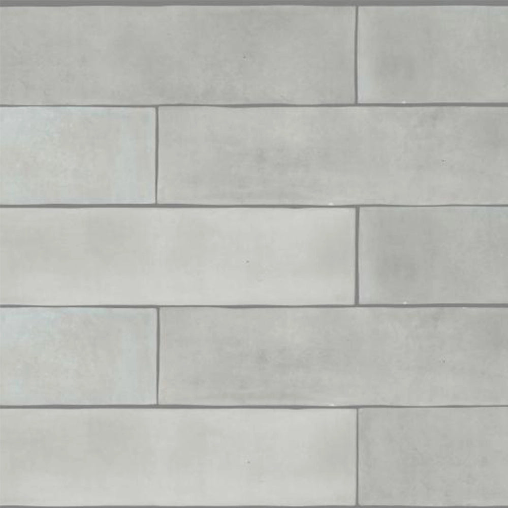 Wandtegel - Lichtgrijs - 6,2x25cm - Mat - R87ATGR