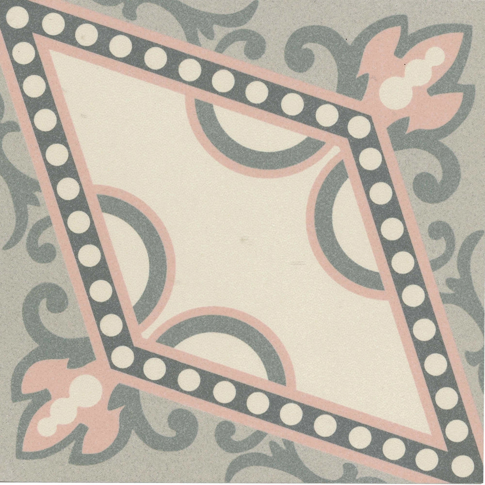 Vloertegel - Meerkleurig - 15x15cm - Decor - Mat - R87BHAG