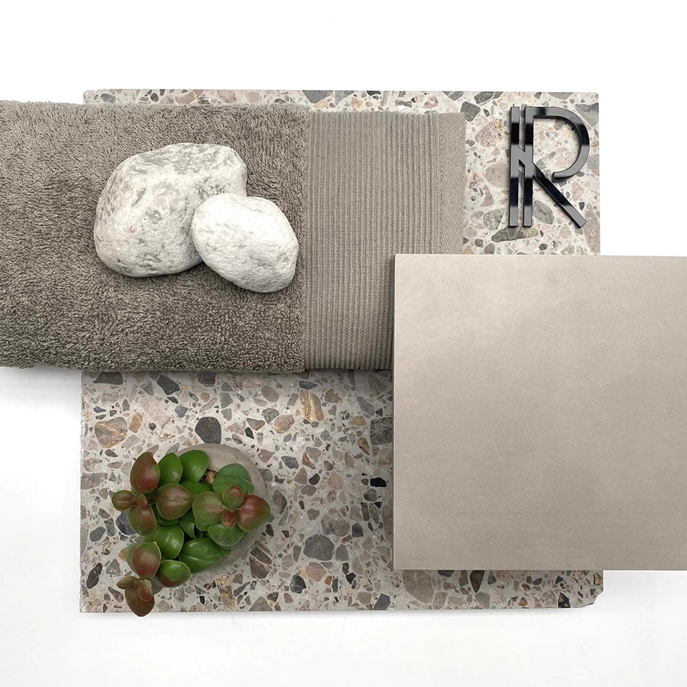 Vloertegel - Grijs - 15x15cm - Decor - Mat - R87BHGR