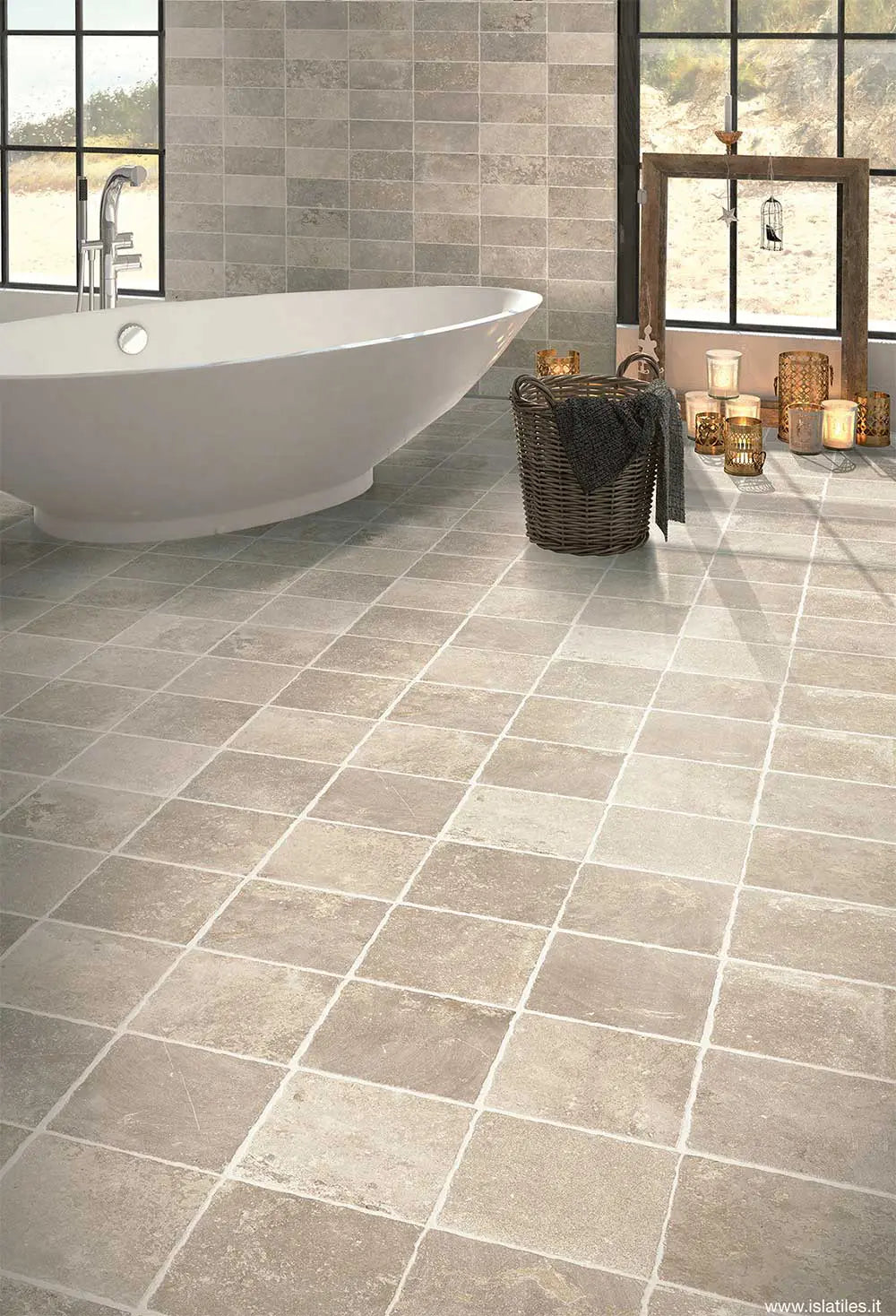 Natuursteenlook - Vloertegel - Beige - 20x20cm - Mat - I40SPSU