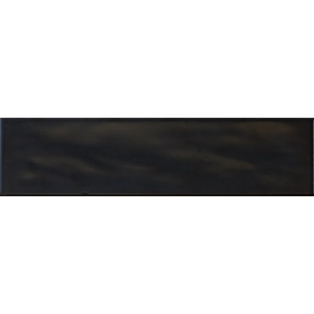 Pamesa Mayolica – Negro – Wandtegel – 7,5x30cm – Mat