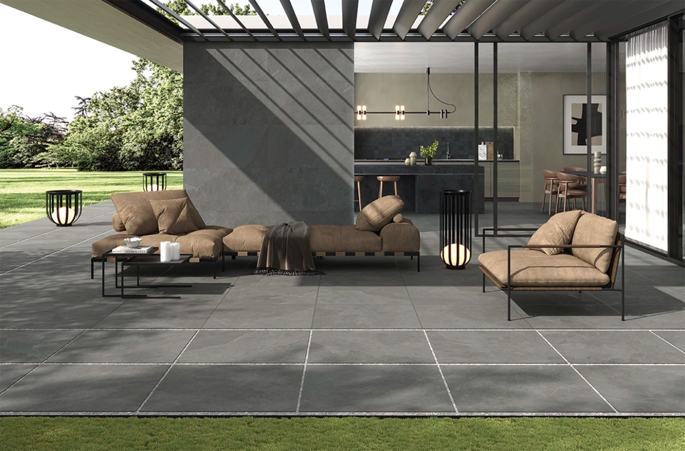 Caesar Slab2 – Iron– Vloertegel – 120x120cm – Mat – AG0G