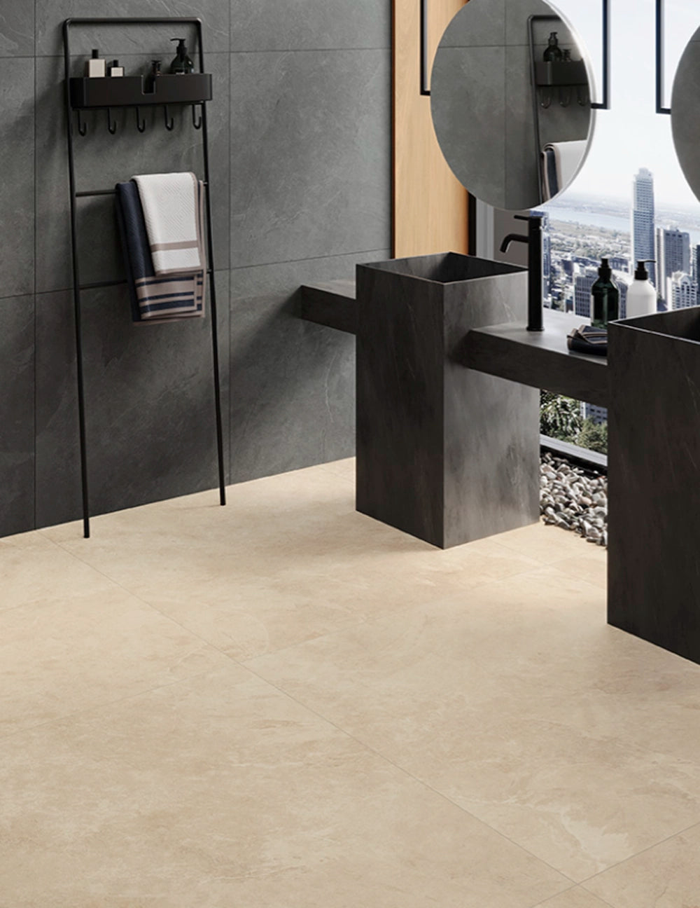 Caesar Slab2 – Iron – Vloertegel – 60x60cm – Mat – AGZB
