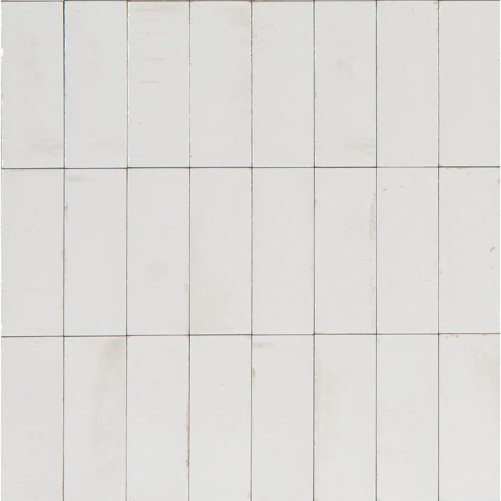 Ragno Gleeze – Bianco – Wandtegel – 7,5x20cm – Glans – R8GY