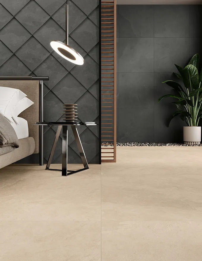 Caesar Slab2 – Khaki – Vloertegel – 60x120cm – Mat – AGZ5