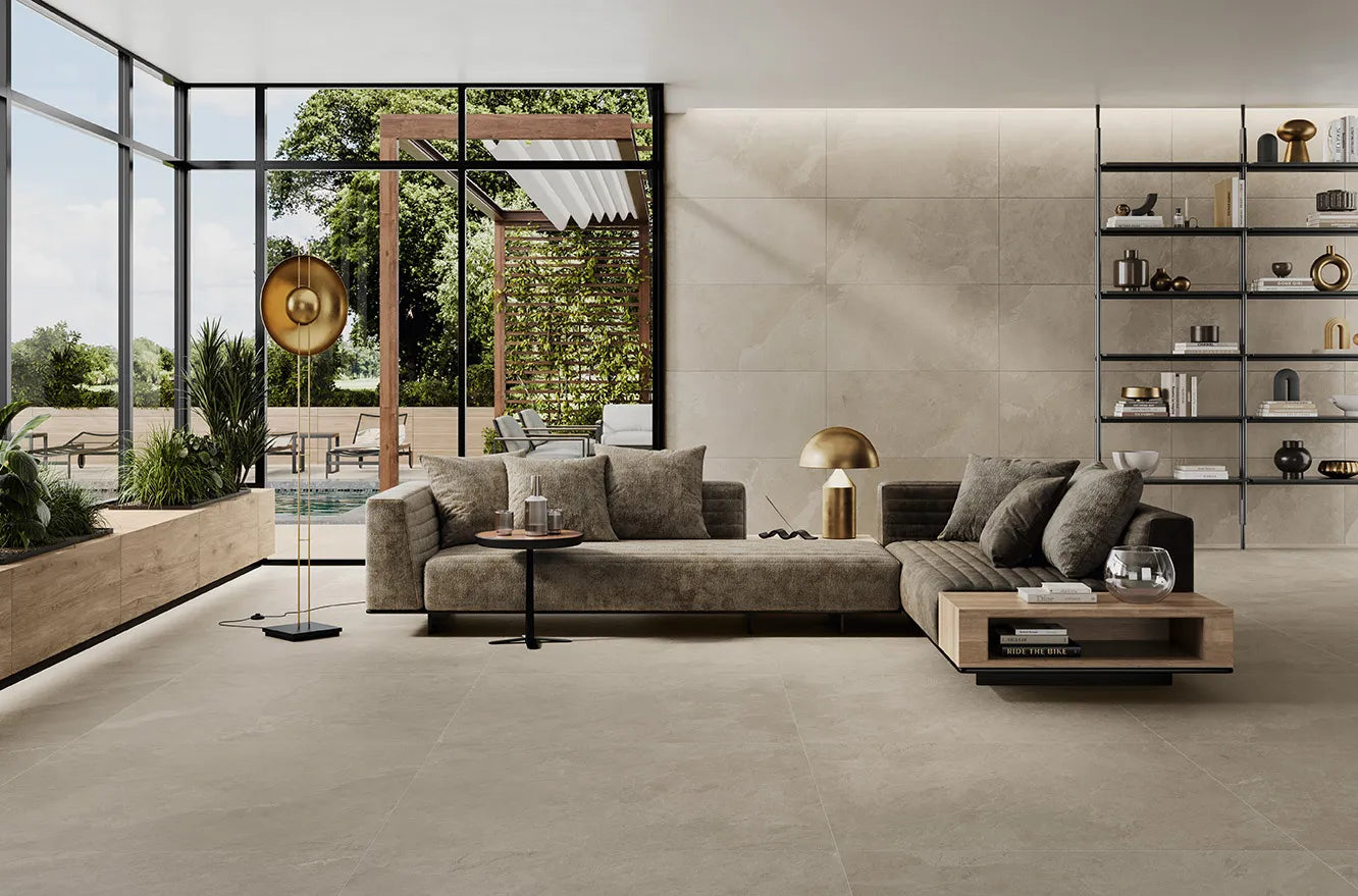 Caesar Slab2 – Ash – Vloertegel – 60x120cm – Mat – AGZ7