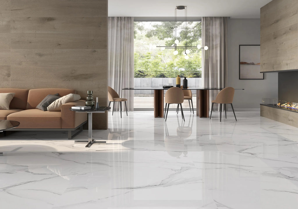Pamesa Calacata – White – Vloertegel – 60x120cm – Glans