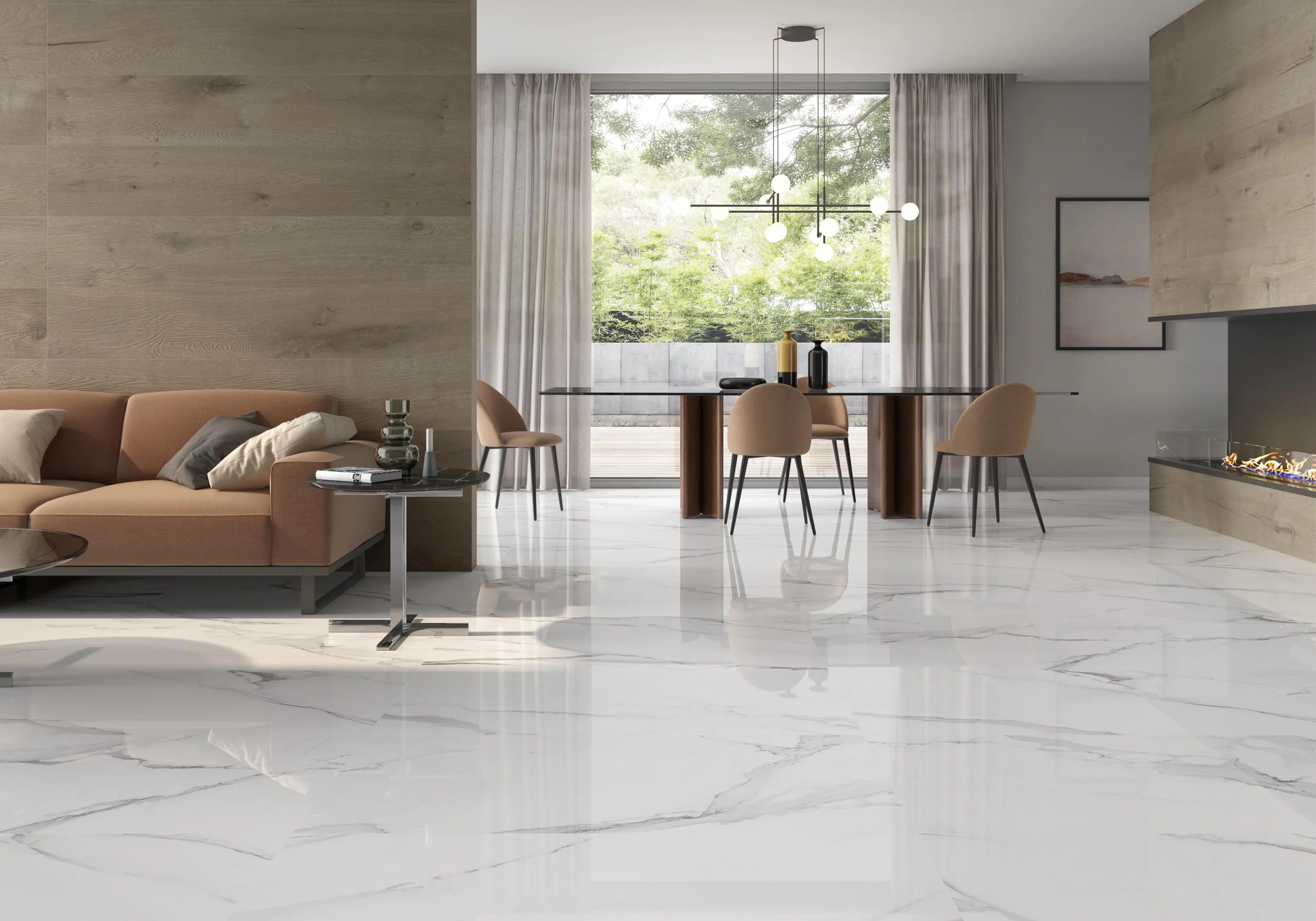 Pamesa Calacata – White – Vloertegel – 60x120cm – Glans