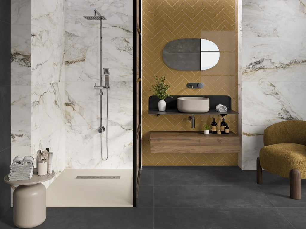 Pamesa CR Pisa – Gold – Vloertegel – 60x120cm – Mat