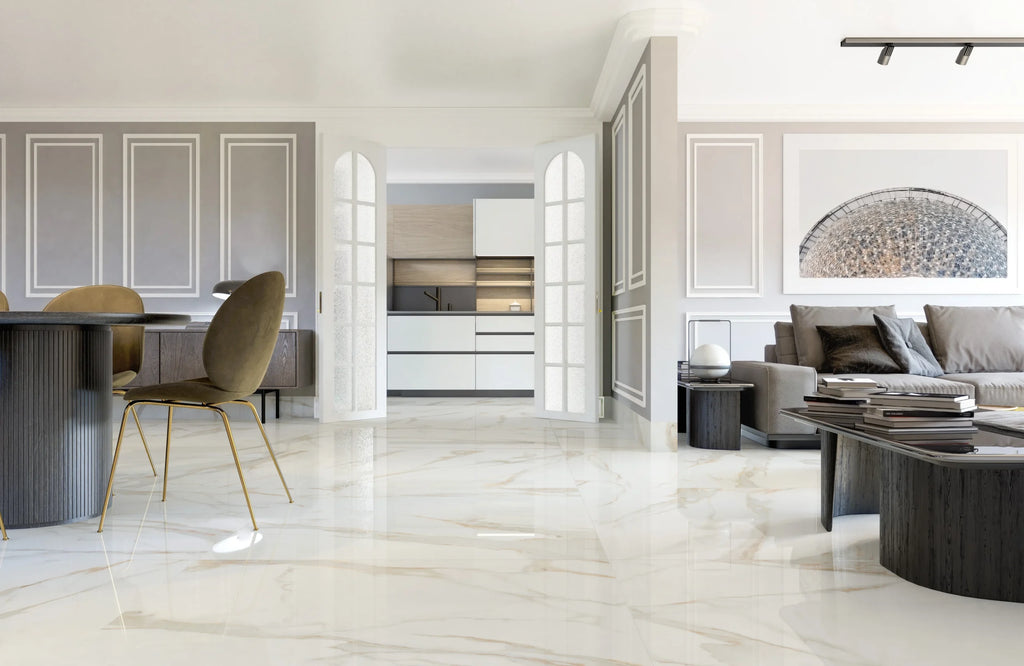 Pamesa Calacata – Gold – Vloertegel – 120x120cm – Glans