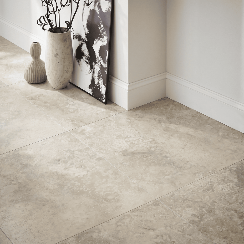 Natuursteenlook – Vloertegel – Beige – 60x60cm – Mat – C05ICCC