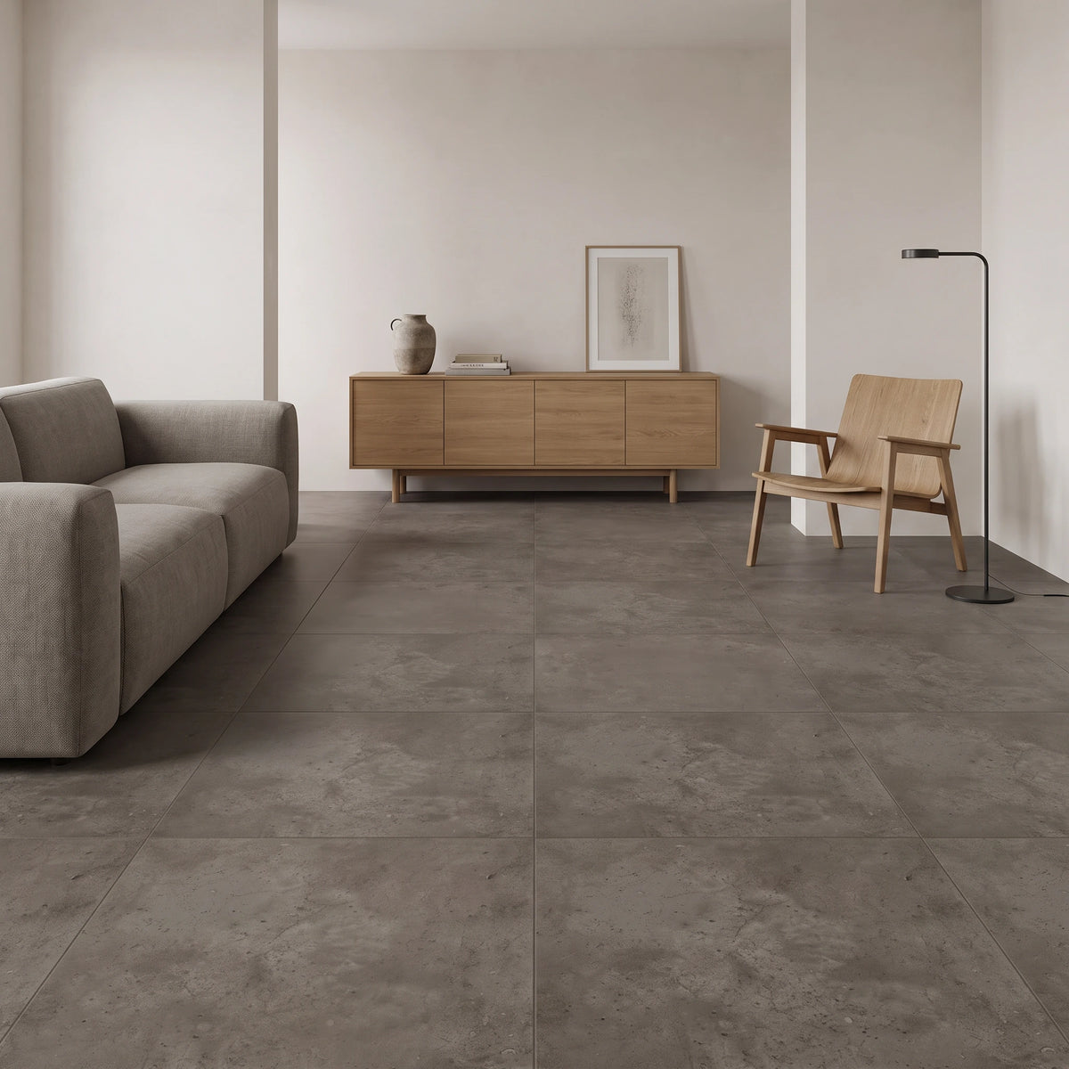 Flaviker Hyper - Taupe - Vloertegel - 60x60cm - Mat - 0003025