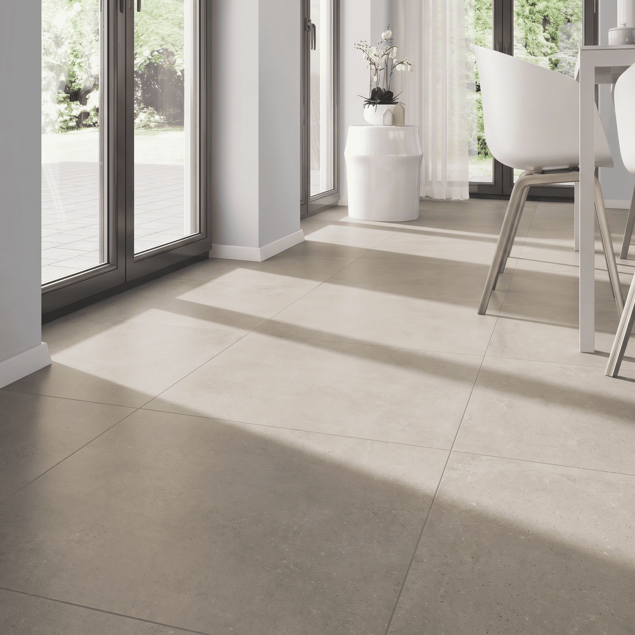 Betonlook – Vloertegel – Zand – 90x90cm – Mat – P10VIAR