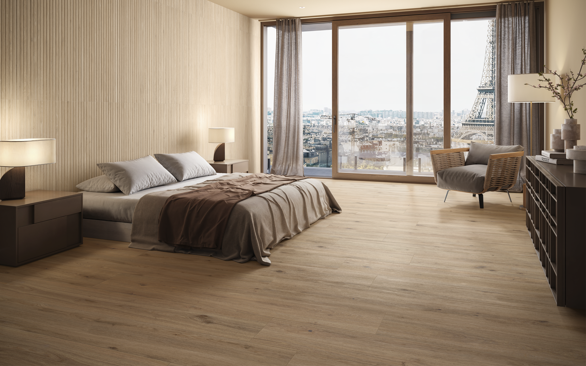 Houtlook - Vloertegel - Beige/Creme - 29.5x180cm - Mat - R86SWHO