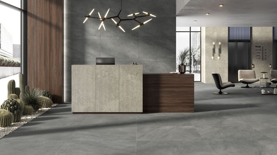 Natuursteenlook - Tuintegels - Grijs - 60x120cm - Mat - C05POWE