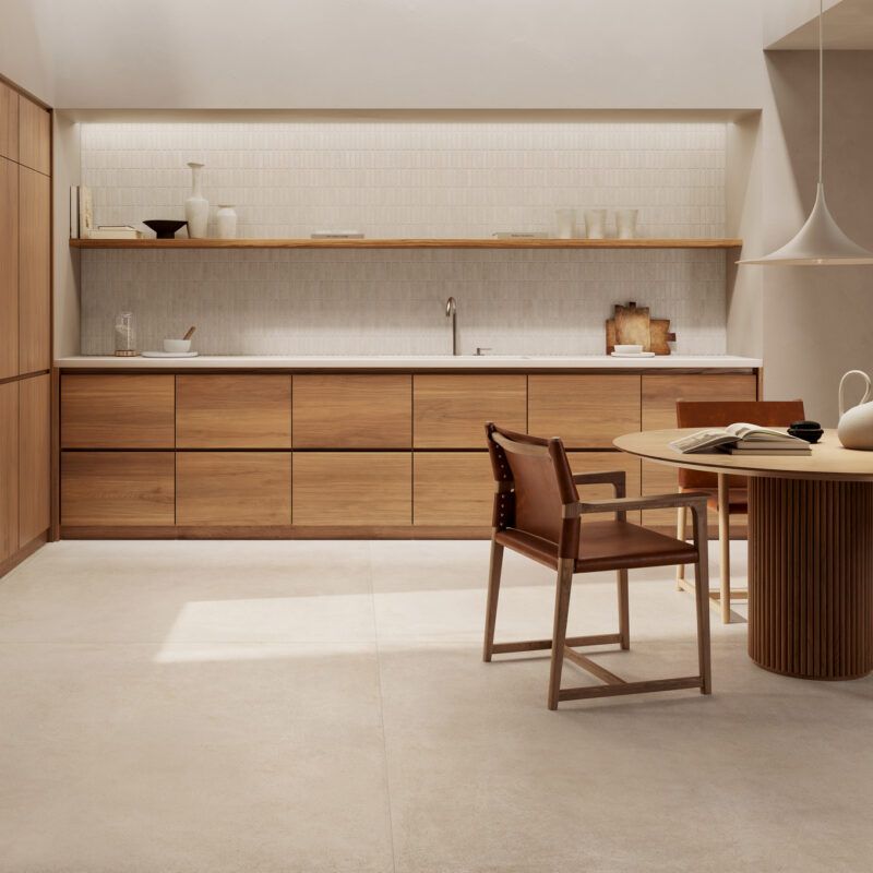 Betonlook – Vloertegel – Wit – 100x100cm – Mat – R85SOBI
