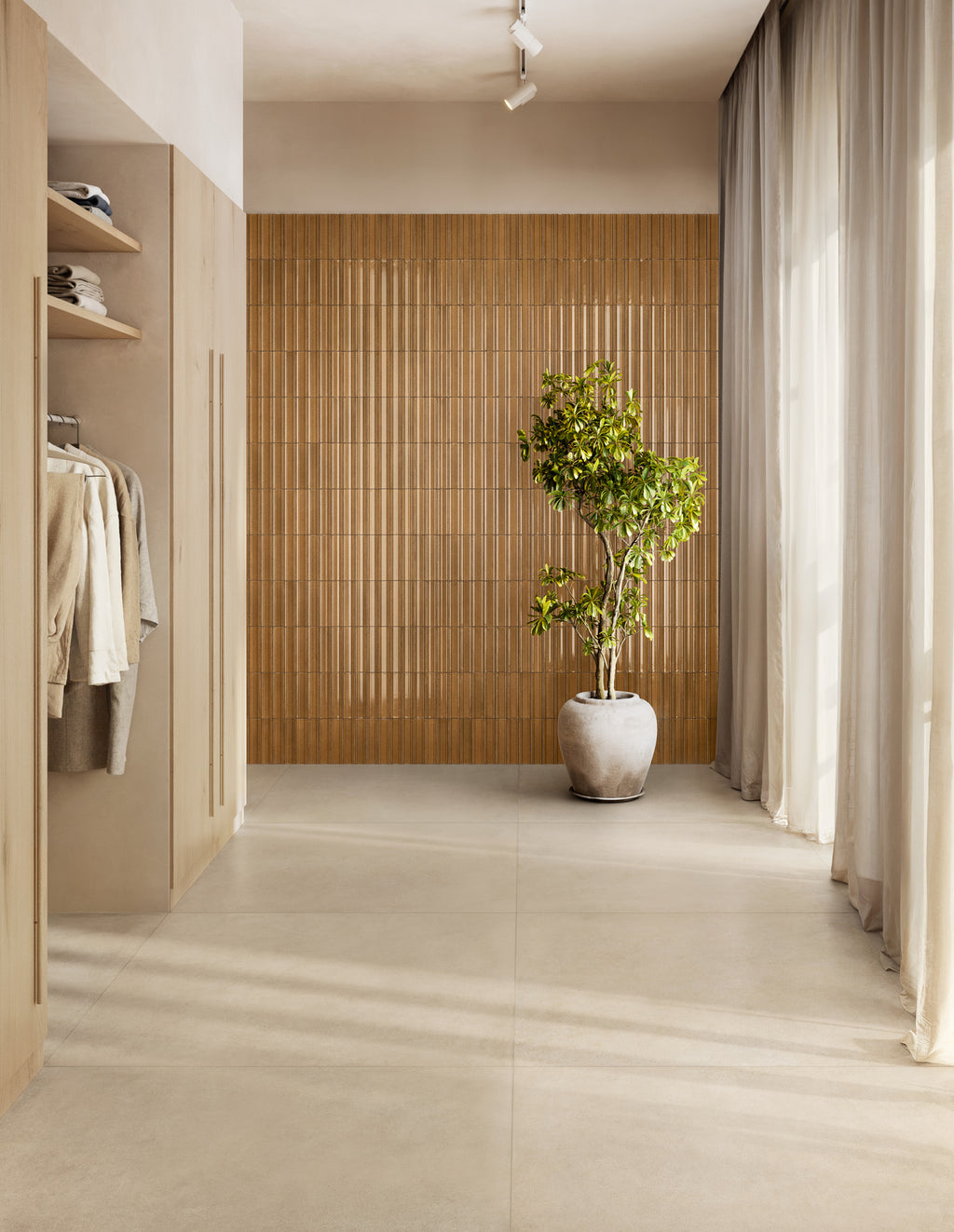 Betonlook - Vloertegel - Zand - 120x120cm - Mat - R85SOAV
