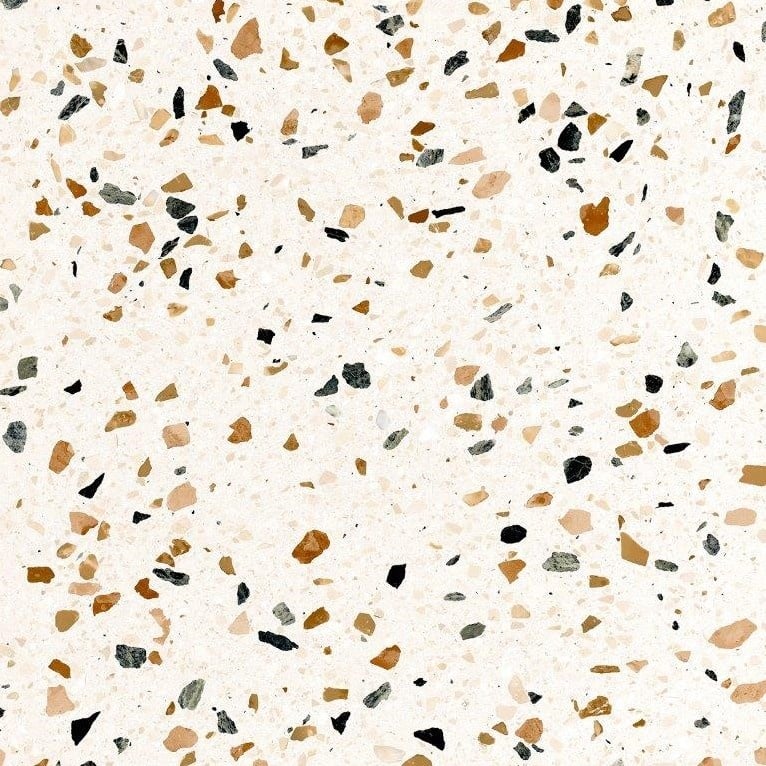 Revoir Paris Re-Bel – Cognac – Vloertegel – 60x60cm – Terrazzo – Mat