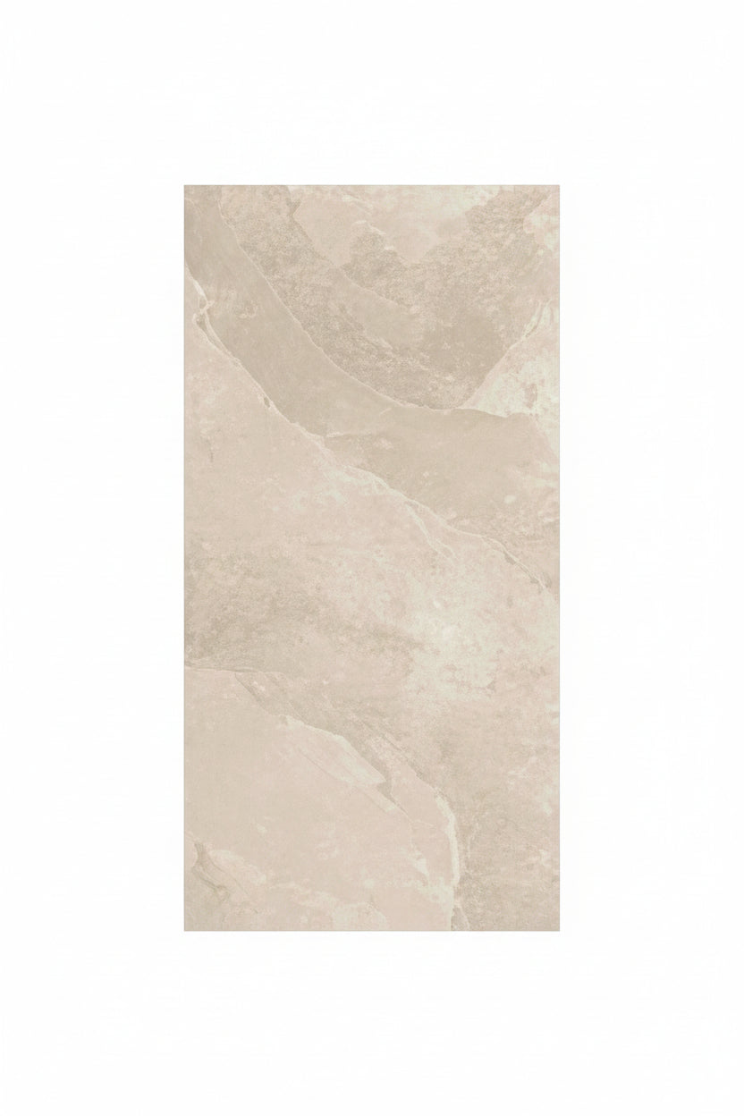 Natuursteenlook - Vloertegel - Beige - 120x280cm - Mat - F50SLBE